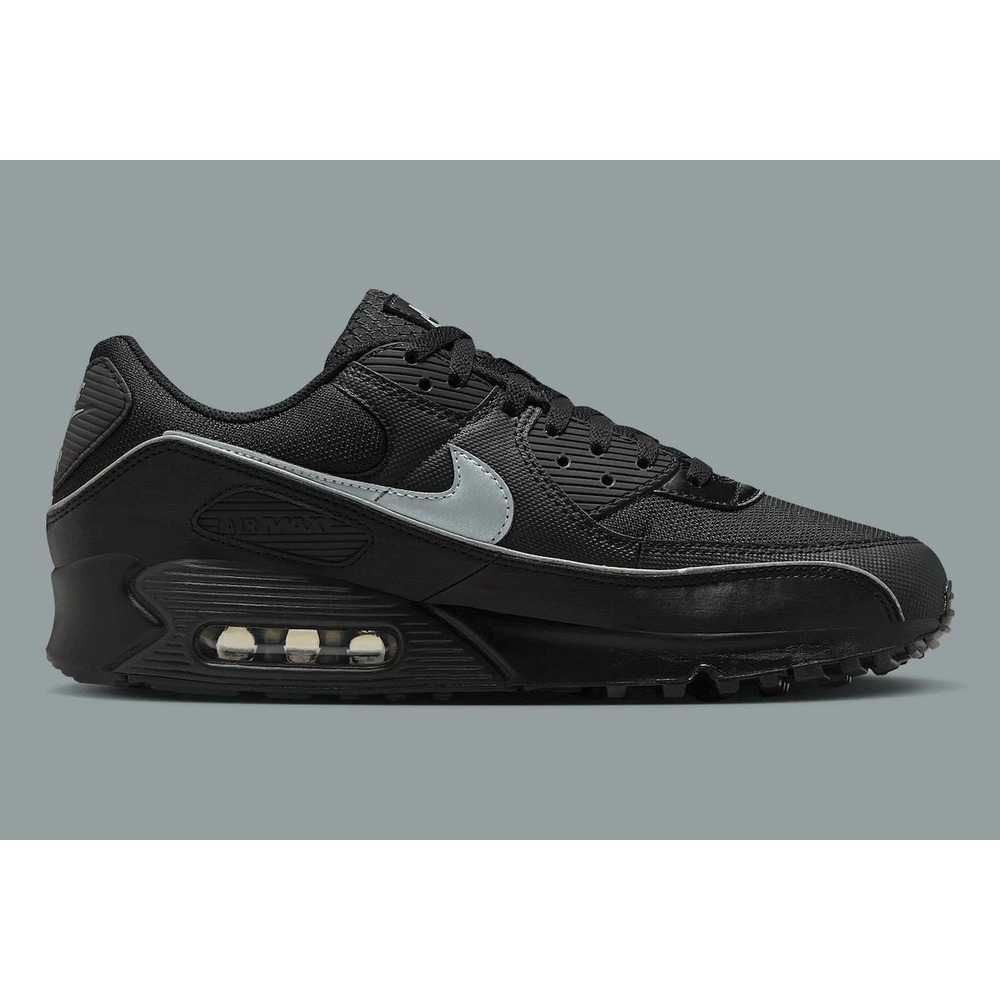 Nike Air Max 90 PRM Mens Sz 11 Black Reflective Casual Running Shoes HV4517 002